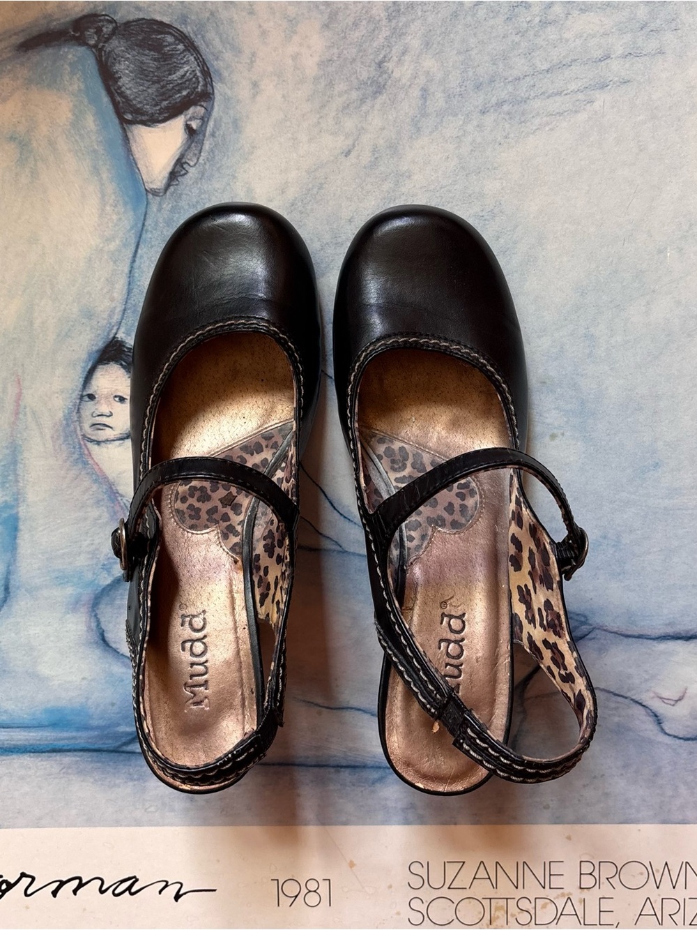 Mudd black Mary Jane heels